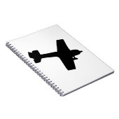 Carnet Silhouette d'avion (Côté Droit)