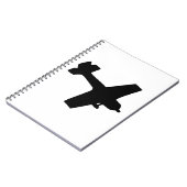 Carnet Silhouette d'avion (Côté gauche)