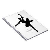 Carnet Silhouette de ballerine (Côté Droit)