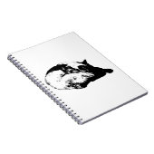 Carnet silhouette de boucle soignée (Côté Droit)
