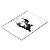 Carnet silhouette de boucle soignée (Côté gauche)