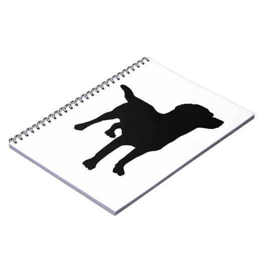Carnet Silhouette de chien (Côté gauche)