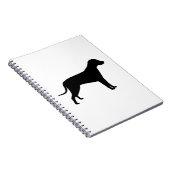 Carnet Silhouette de chien (Côté Droit)