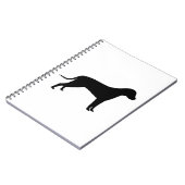 Carnet Silhouette de chien (Côté gauche)
