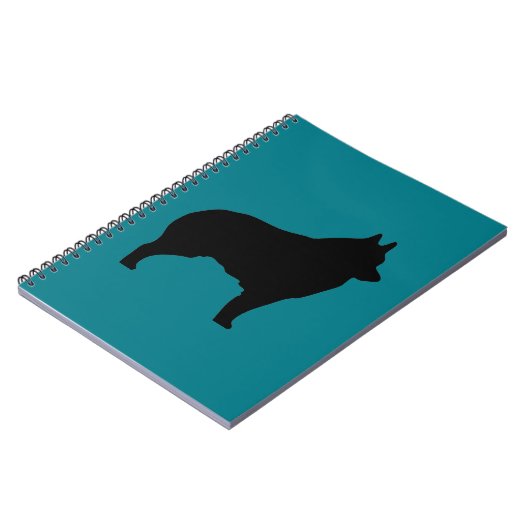 Carnet Silhouette de chien de Schipperke (Côté gauche)