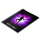 Carnet Silhouette de clôture; violet (Côté gauche)