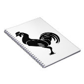Carnet Silhouette de coq (Côté Droit)