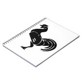 Carnet Silhouette de coq (Côté gauche)