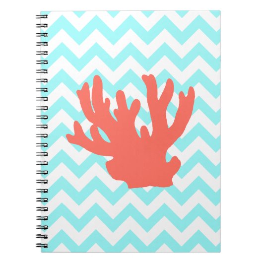 Carnet Silhouette de corail (Devant)