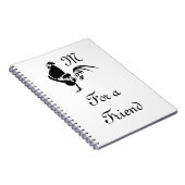 Carnet Silhouette de croisière à coq noir (Côté Droit)