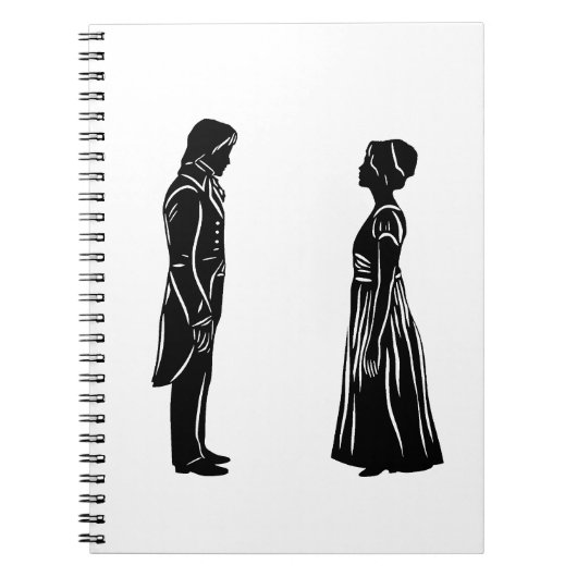 Carnet Silhouette de Darcy et Lizzy (Devant)
