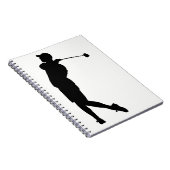 Carnet Silhouette de Golfer (Côté Droit)