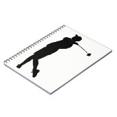 Carnet Silhouette de Golfer (Côté gauche)