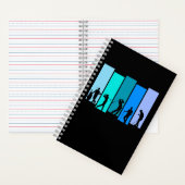 Carnet Silhouette de golfeur (À l'intérieur)