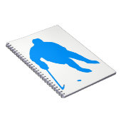 Carnet Silhouette de hockey (Côté Droit)