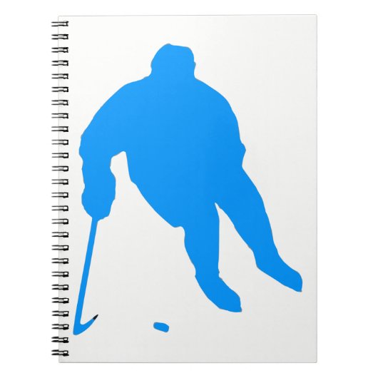 Carnet Silhouette de hockey (Devant)