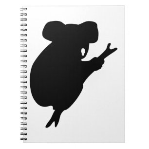Carnet Silhouette de koala