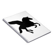 Carnet Silhouette de la licorne ailée (Côté Droit)