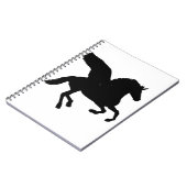 Carnet Silhouette de la licorne ailée (Côté gauche)