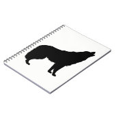 Carnet Silhouette de Loup Hurleur (Côté gauche)