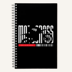 Carnet Silhouette de moto de motocross Oklahoma