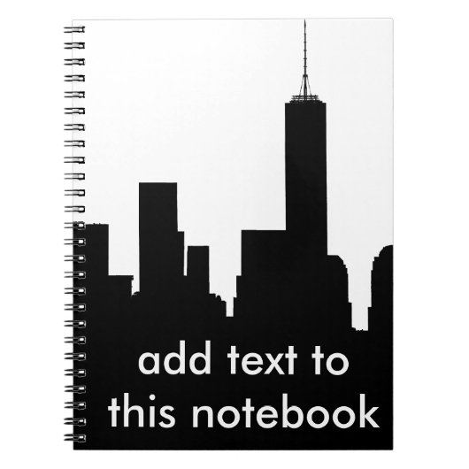 Carnet Silhouette de New York (Devant)