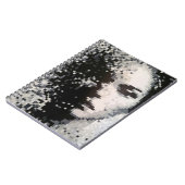 Carnet Silhouette de pixel rêveuse dans des teintes douce (Côté gauche)