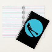 Carnet Silhouette de plongée en scaphandre (À l'intérieur)