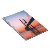CARNET SILHOUETTE DE PONT SOUS UN CIEL CLAIR (Côté Droit)