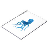Carnet Silhouette de poulpe aquarelle (Côté gauche)