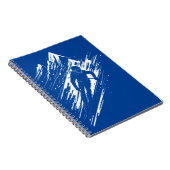 Carnet Silhouette de skieur (Côté Droit)