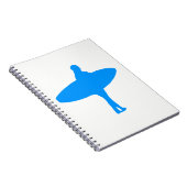 Carnet Silhouette de surfeur (Côté Droit)