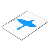 Carnet Silhouette de surfeur (Côté gauche)