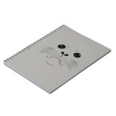 Carnet Silhouette de visage de phoque (Côté gauche)