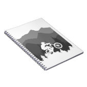 Carnet Silhouette de VTT pour le fanatique du MTB (Côté Droit)