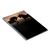 Carnet Silhouette des chevaux sauvages (Côté Droit)