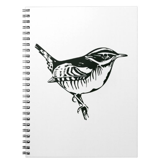 Carnet Silhouette d'oiseau (Devant)