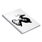 Carnet Silhouette dragon asiatique (Côté Droit)