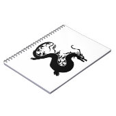 Carnet Silhouette dragon asiatique (Côté gauche)