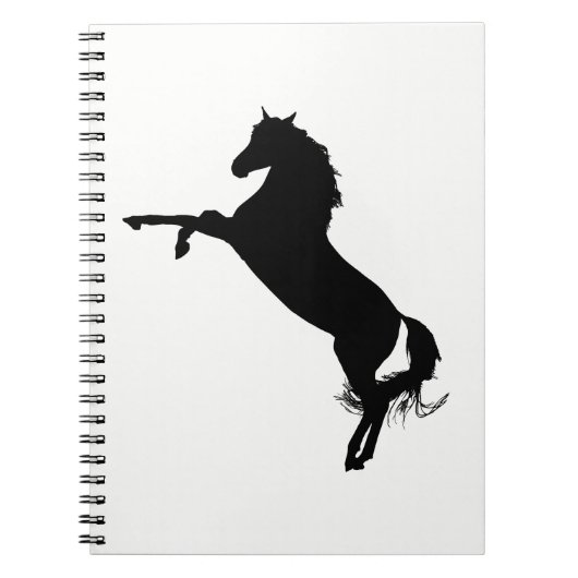 Carnet Silhouette du cheval arabe (Devant)