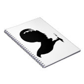 Carnet Silhouette du coq Gamecock (Côté Droit)