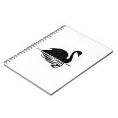 Carnet Silhouette du cygne noir (Côté gauche)