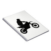 Carnet Silhouette Motocross (Côté Droit)