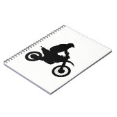 Carnet Silhouette Motocross (Côté gauche)