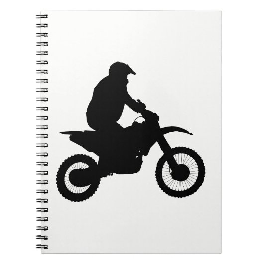 Carnet Silhouette Motocross (Devant)