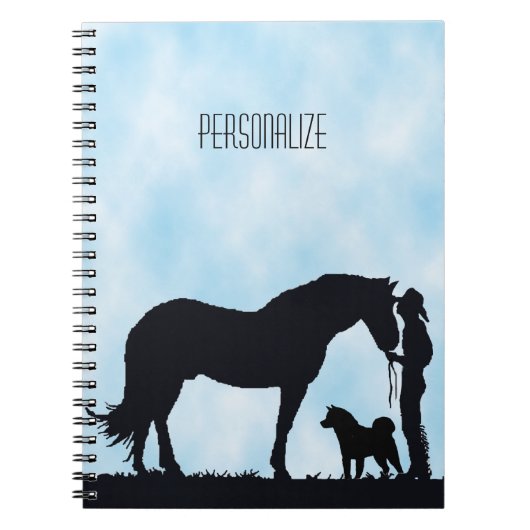 Carnet Silhouette occidentale d'Akita (Devant)