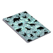 Carnet silhouette requin requin pente de baleine Éperche  (Côté Droit)