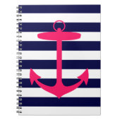 Carnet Silhouette rose d'Ancre (Devant)