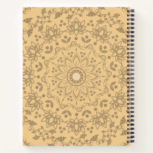 Carnet Silhouette Taj Mahal Personalized Name (Dos)