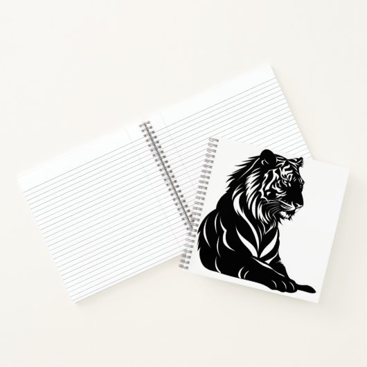 Carnet Silhouette Tiger (Intérieur)